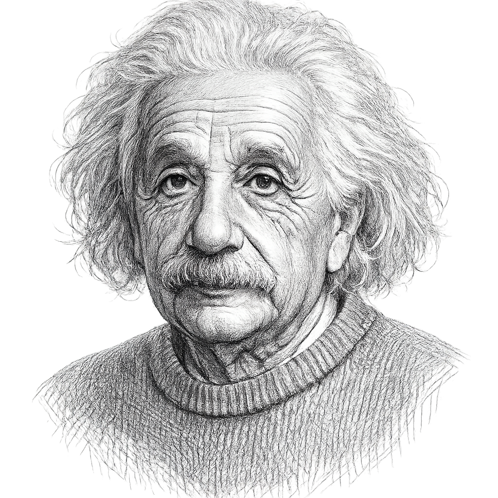 Portrait of Albert Einstein