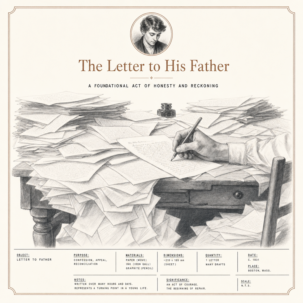 Letter to His Father card