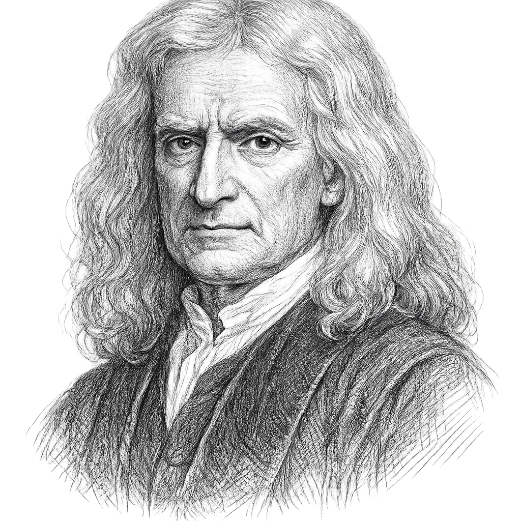 Portrait of Isaac Newton