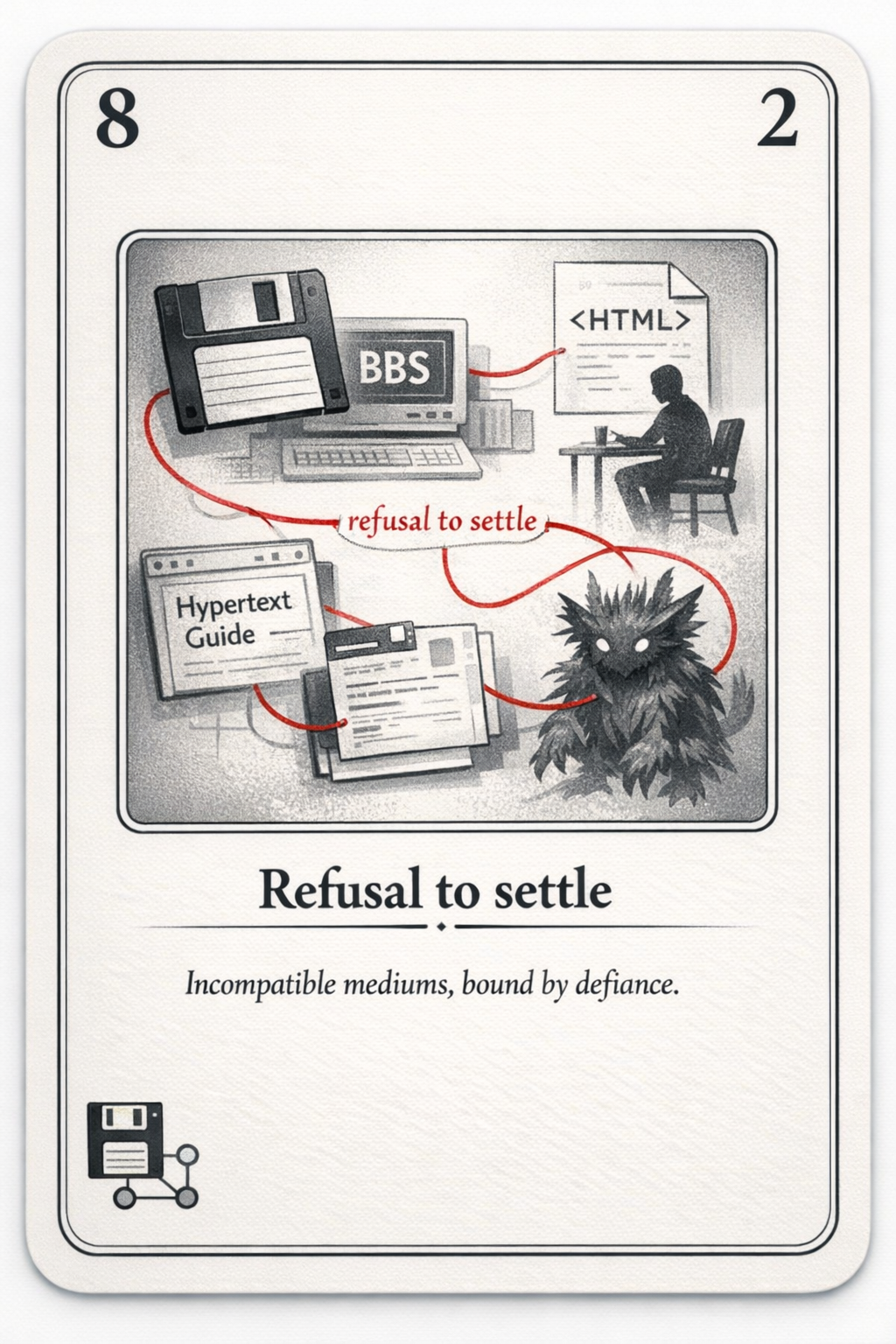 Refusal to settle card