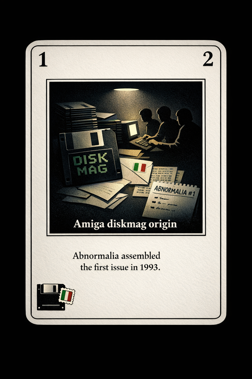 Amiga diskmag origin card