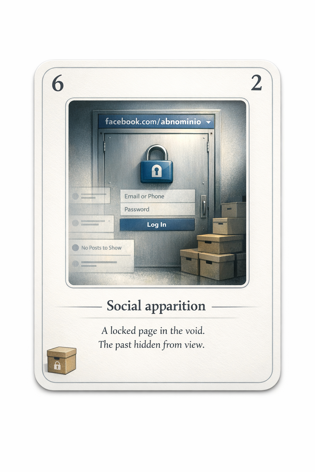 Social apparition card
