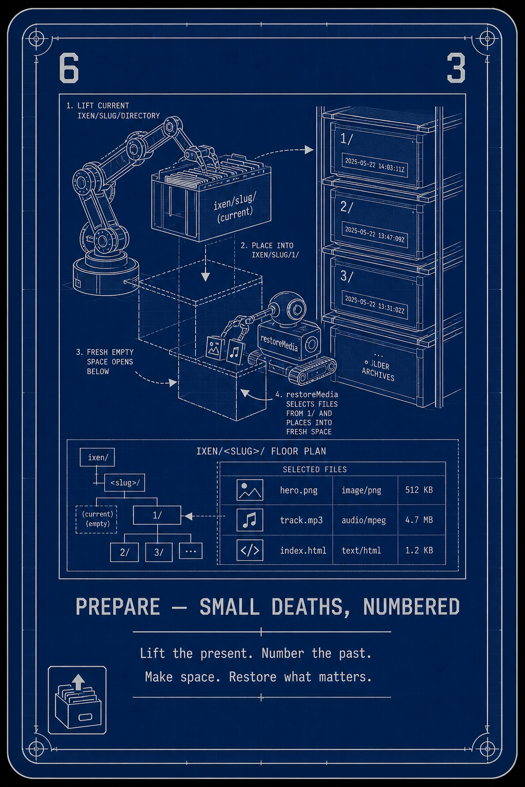 Prepare card