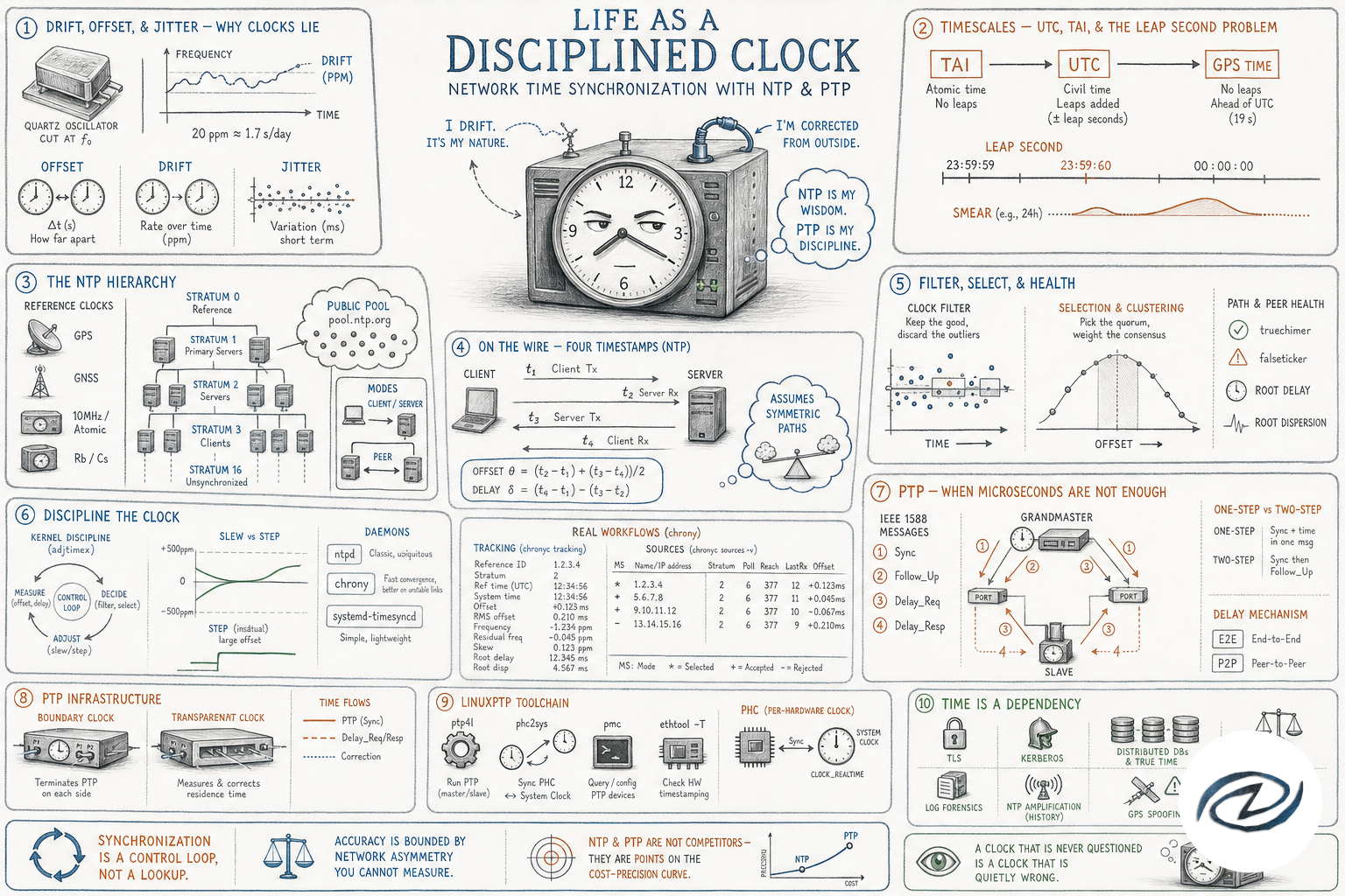Life as a disciplined clock